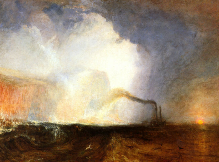 „Staffa, Fingal's Cave“ eftir Turner.