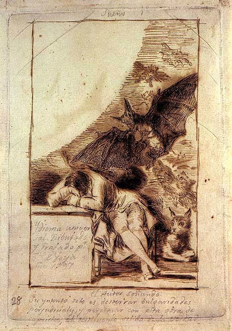 Undirbúningur að myndinni, teikning frá 1797