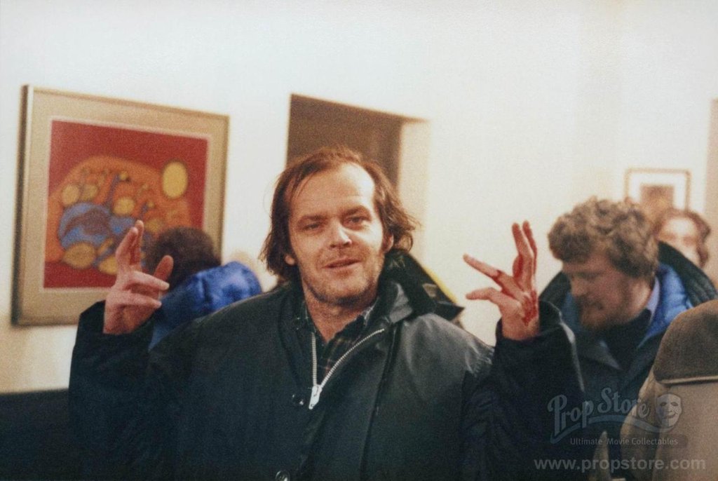 Jack Nicholson ferskur á settinu.