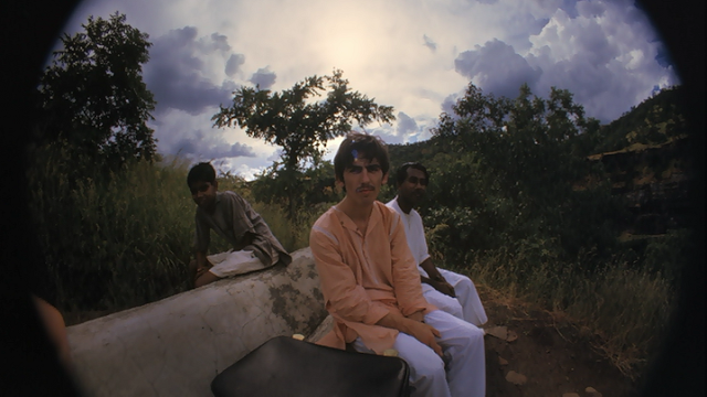 George Harrison’s fisheye self-portraits in India, 1966 (6)