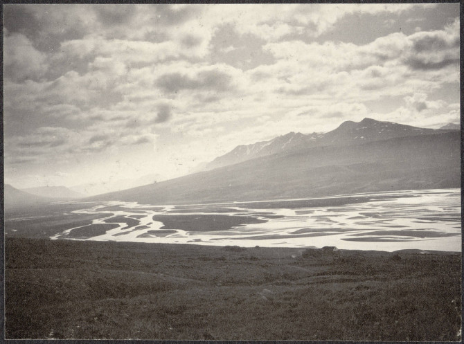 Eyjafjarðará, um 1900