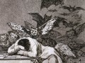 Francisco Goya: Svefn skynseminnar skapar skrímsli.