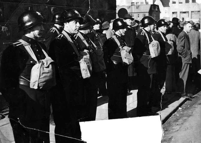 Ljósmyndir lögreglunnar frá NATO-mótmælunum í mars 1949