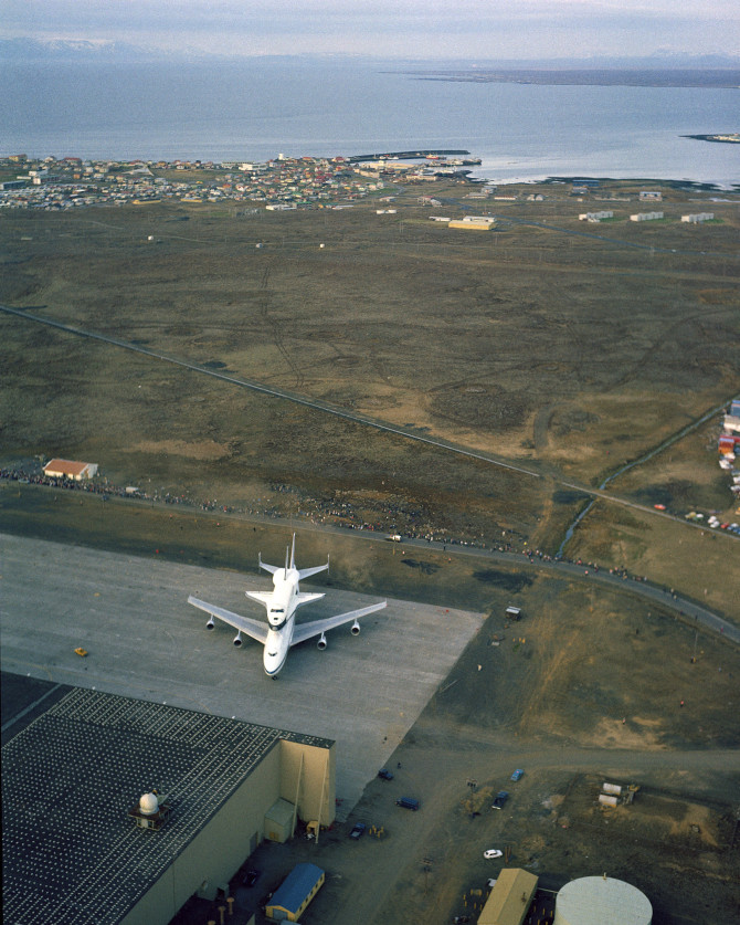 Geimferjan Enterprise á Íslandi, 1983