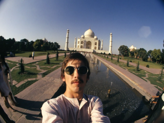 Frábærar „selfies“ eftir George Harrison á Indlandi