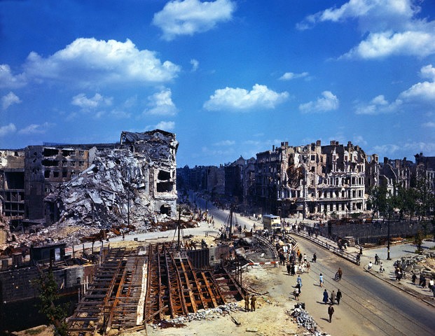 Berlín í júlí 1945 í lit