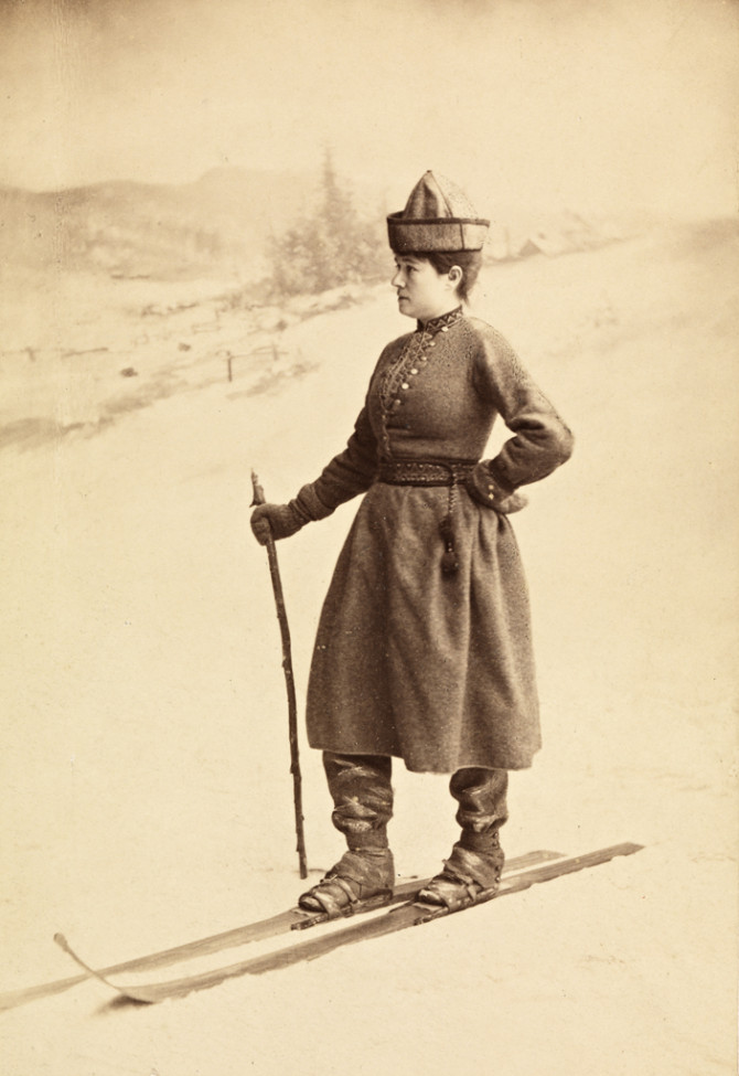 Skíðaaktivistinn Eva Nansen