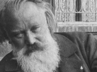 Upptaka af Jóhannes Brahms spila á píanó frá 1889