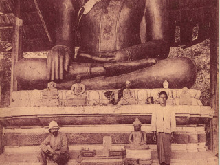 Ferðamaður í Angkor Thom