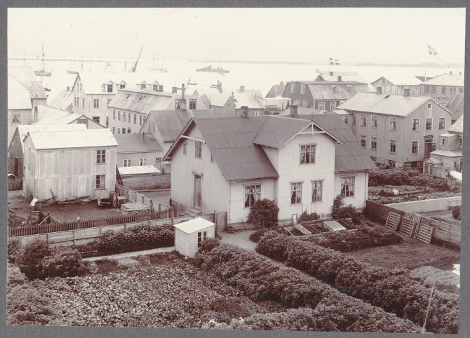 Hús fógetans, Reykjavík um 1900